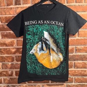 Being As An Ocean Sleeping Fox Men’s Small Shirt Emotional Hardcore